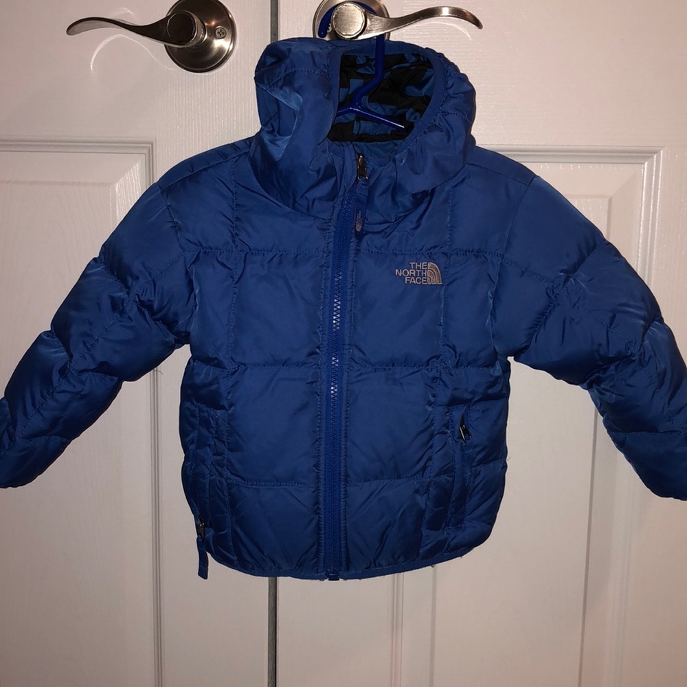 Size 2T North Face reversal puffy coat